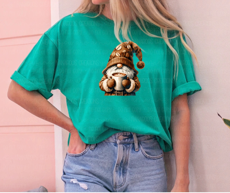 coffee gnome t-shirt