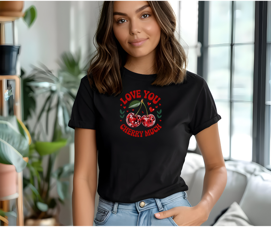 Love You Cherry Much – Valentine T-Shirt