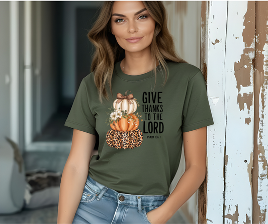 Give Thanks to the Lord t-shirt