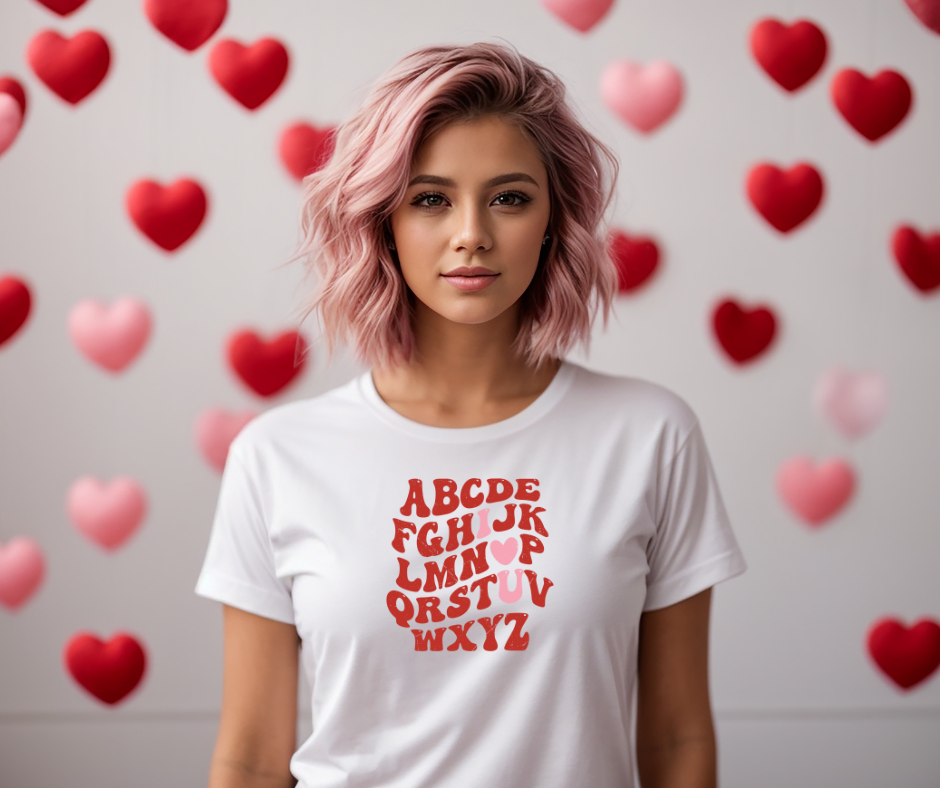 ABC I love U t-shirt