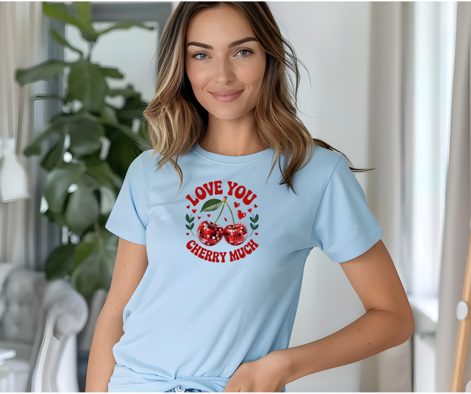 Love You Cherry Much – Valentine T-Shirt
