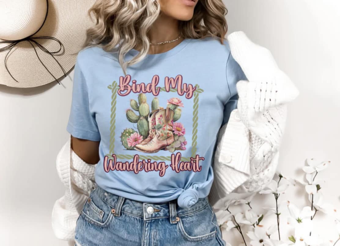 Bind my wandering heart t-shirt