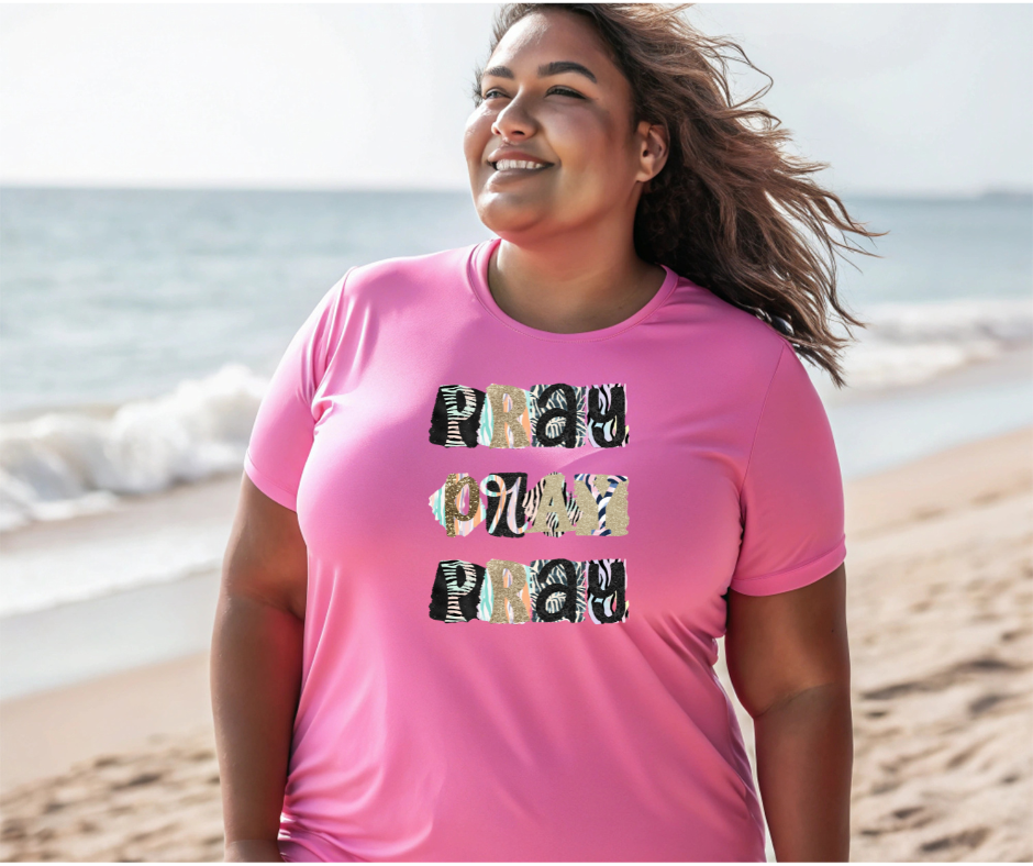 Pray Praise Pray Faith Tee