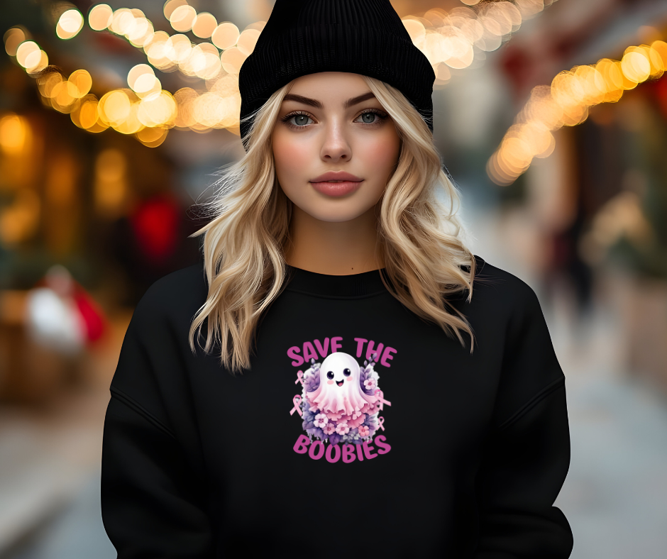 👻 Save the Boobies Tee / Sweatshirt 🎀