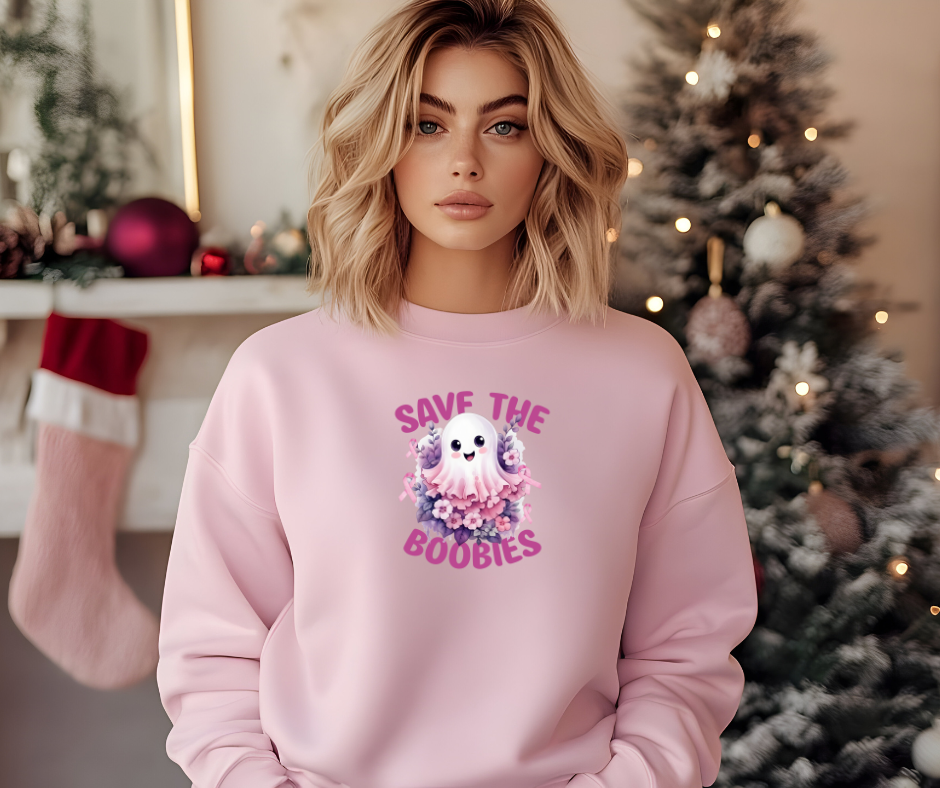 👻 Save the Boobies Tee / Sweatshirt 🎀