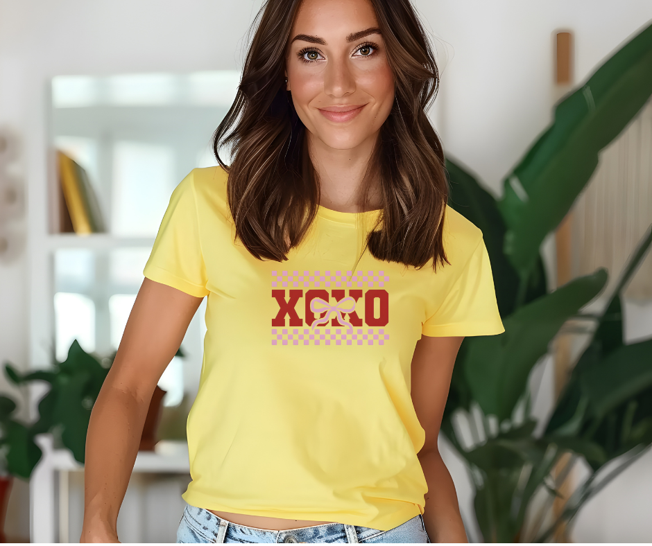 XOXO Valentine Graphic Tee – Cute &amp; Cozy Love Shirt