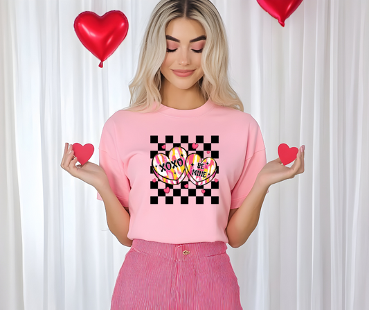 Retro valentines t-shirt