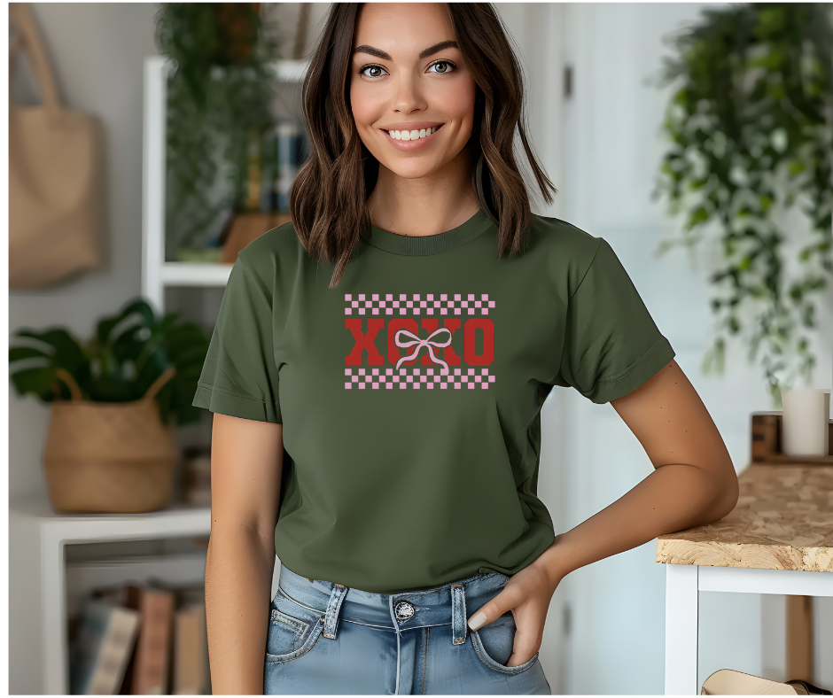 XOXO Valentine Graphic Tee – Cute &amp; Cozy Love Shirt