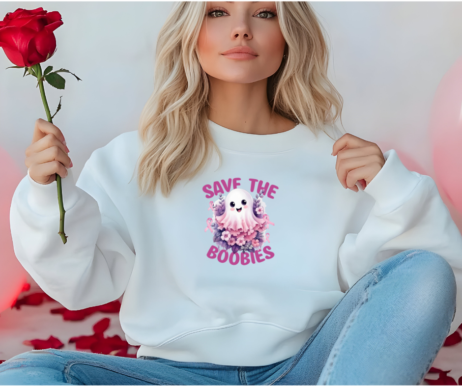 👻 Save the Boobies Tee / Sweatshirt 🎀