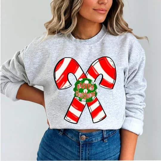 Candy cane sweatshirt