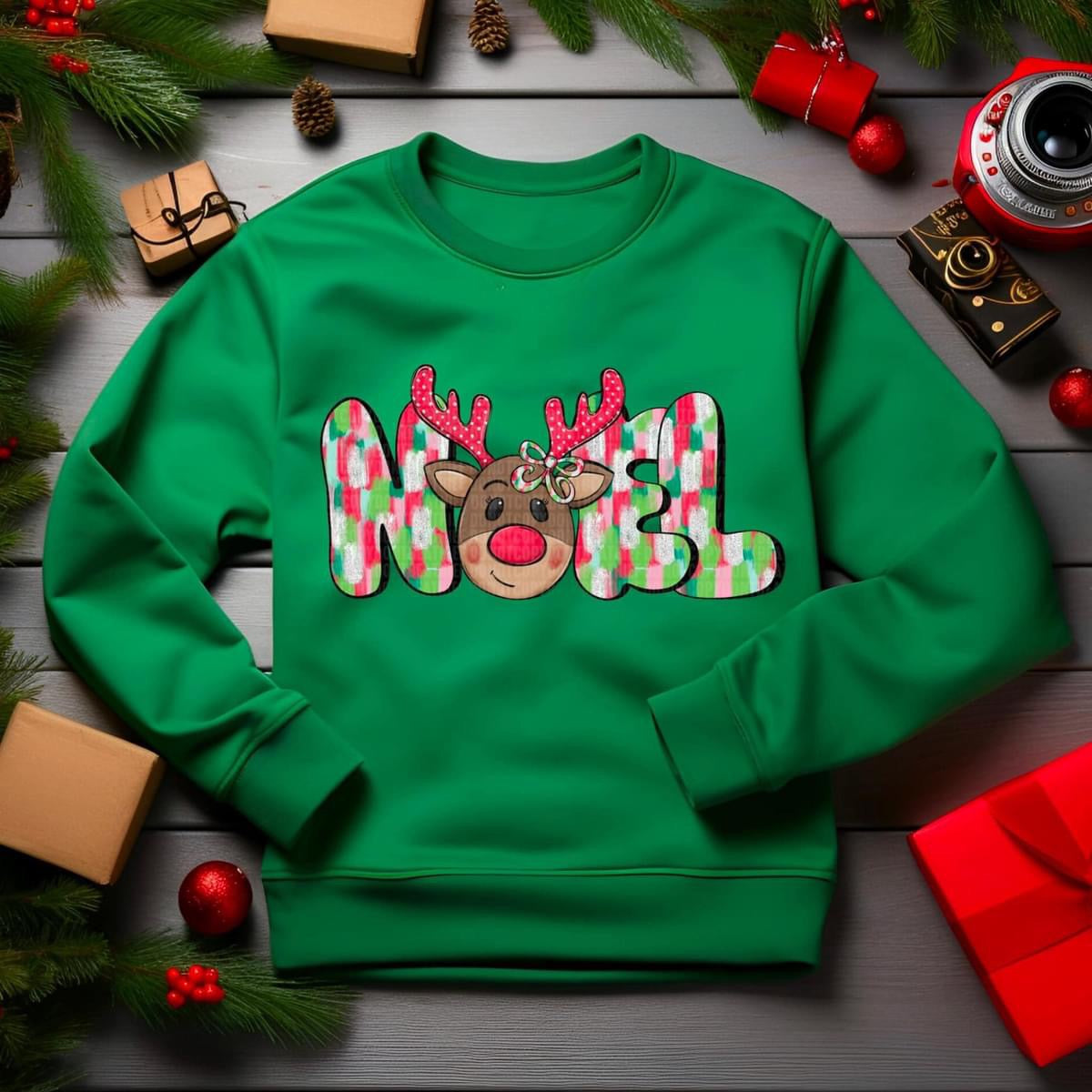 Joy and Noel sweatshirts