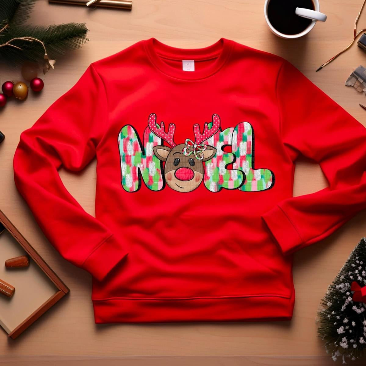 Joy and Noel sweatshirts