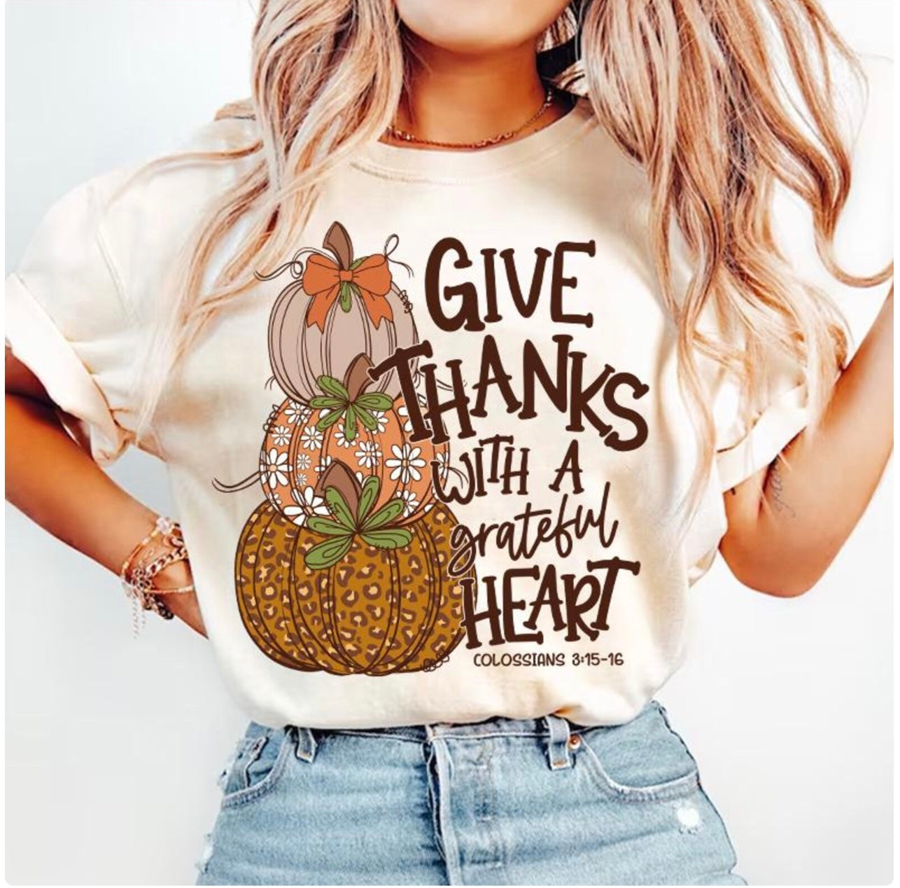 Give thanks t-shirt