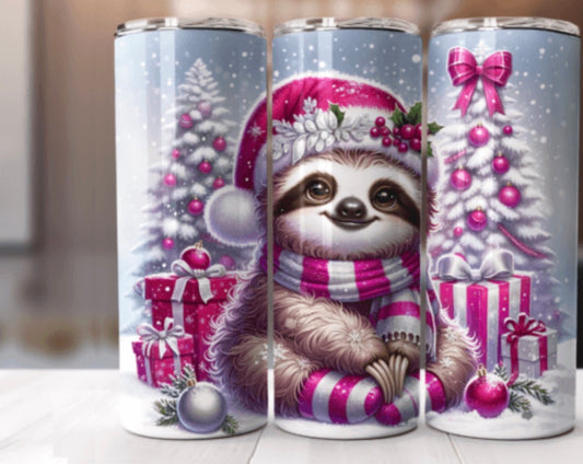 Sloth Christmas 20 oz